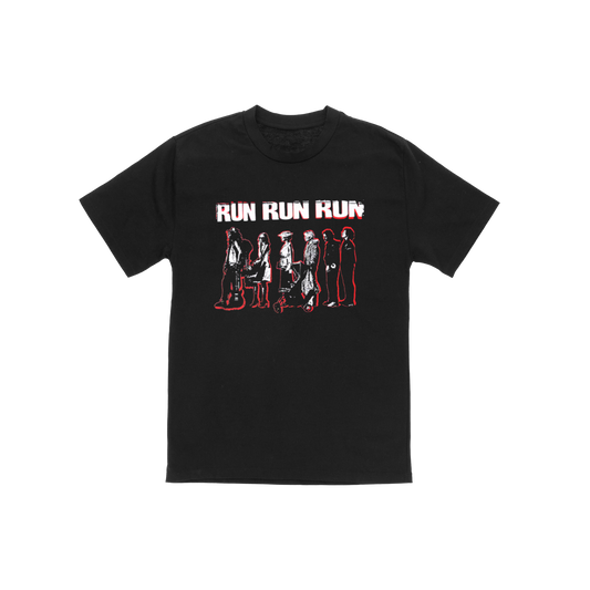 Run Run Run T-Shirt Black